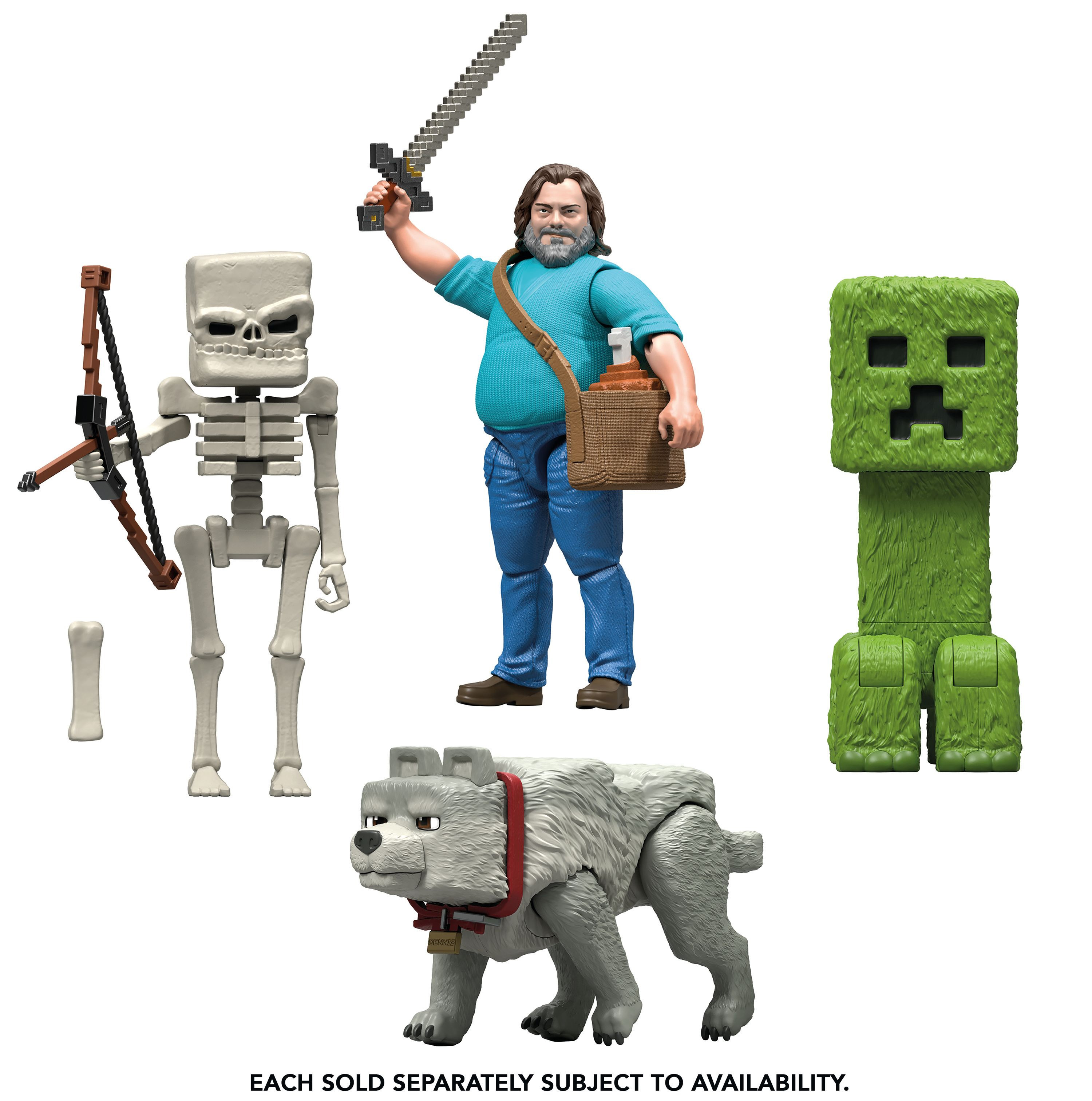 minecraft movie figura accion surtidas (mattel - jfr44)