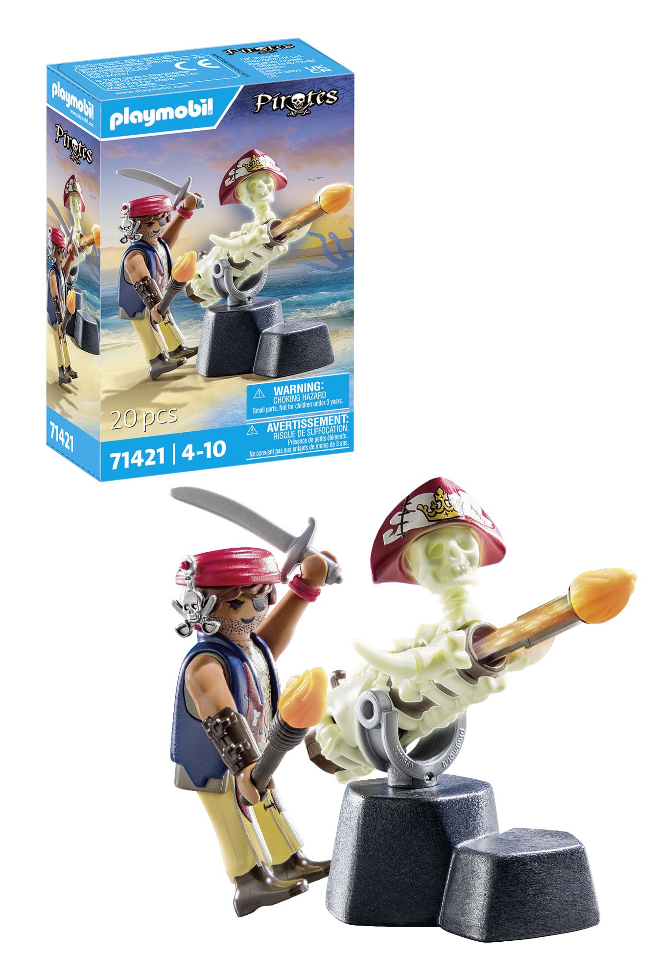 playmobil artillero pirata ( 71421)