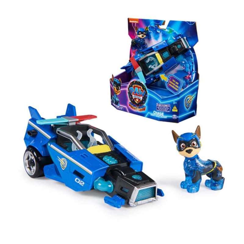 paw patrol movie vehiculo chase (spin master -  6067507)