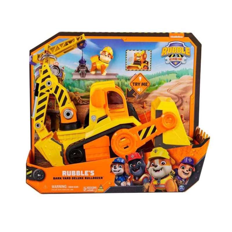 rubbles crew vehiculo deluxe rubble (spin master - 6068074) rubbles crew vehiculo deluxe rubble (spin master - 6068074)