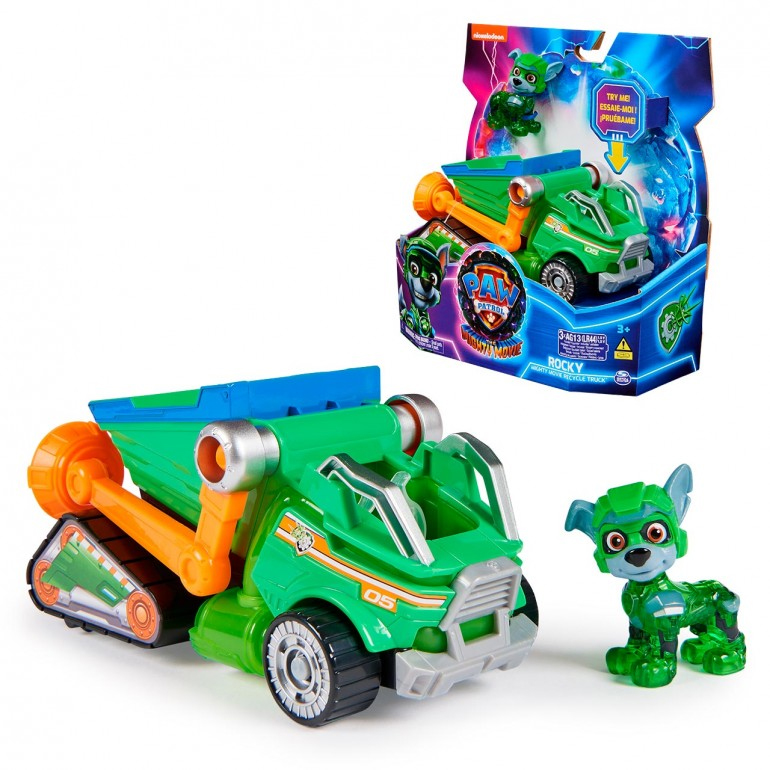 paw patrol movie vehiculo rocky (spin master - 6067508)