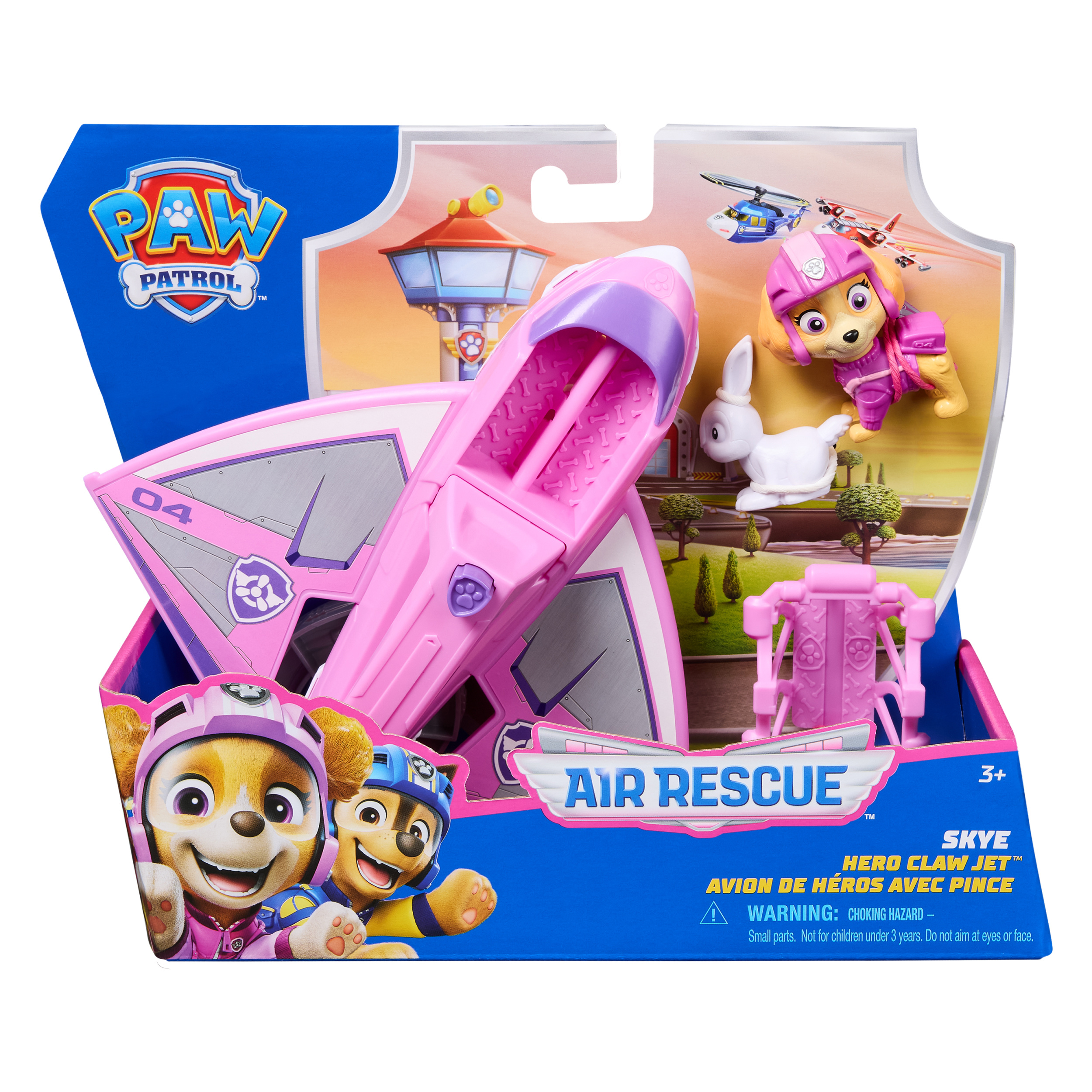 paw patrol vehiculo air rescue skye (spin master - 6071215)