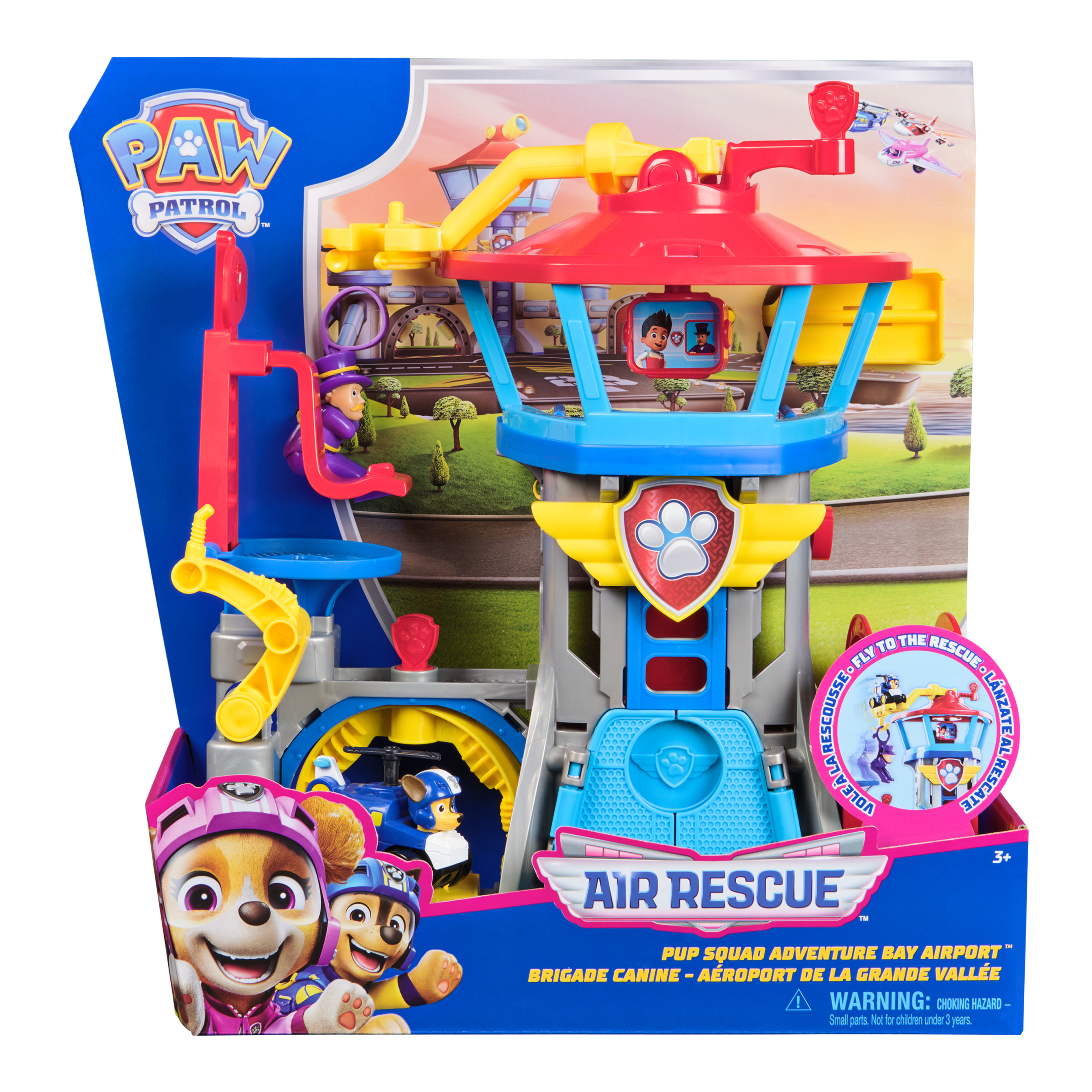 paw patrol playset pup squad air rescue (spin master - 6071249)