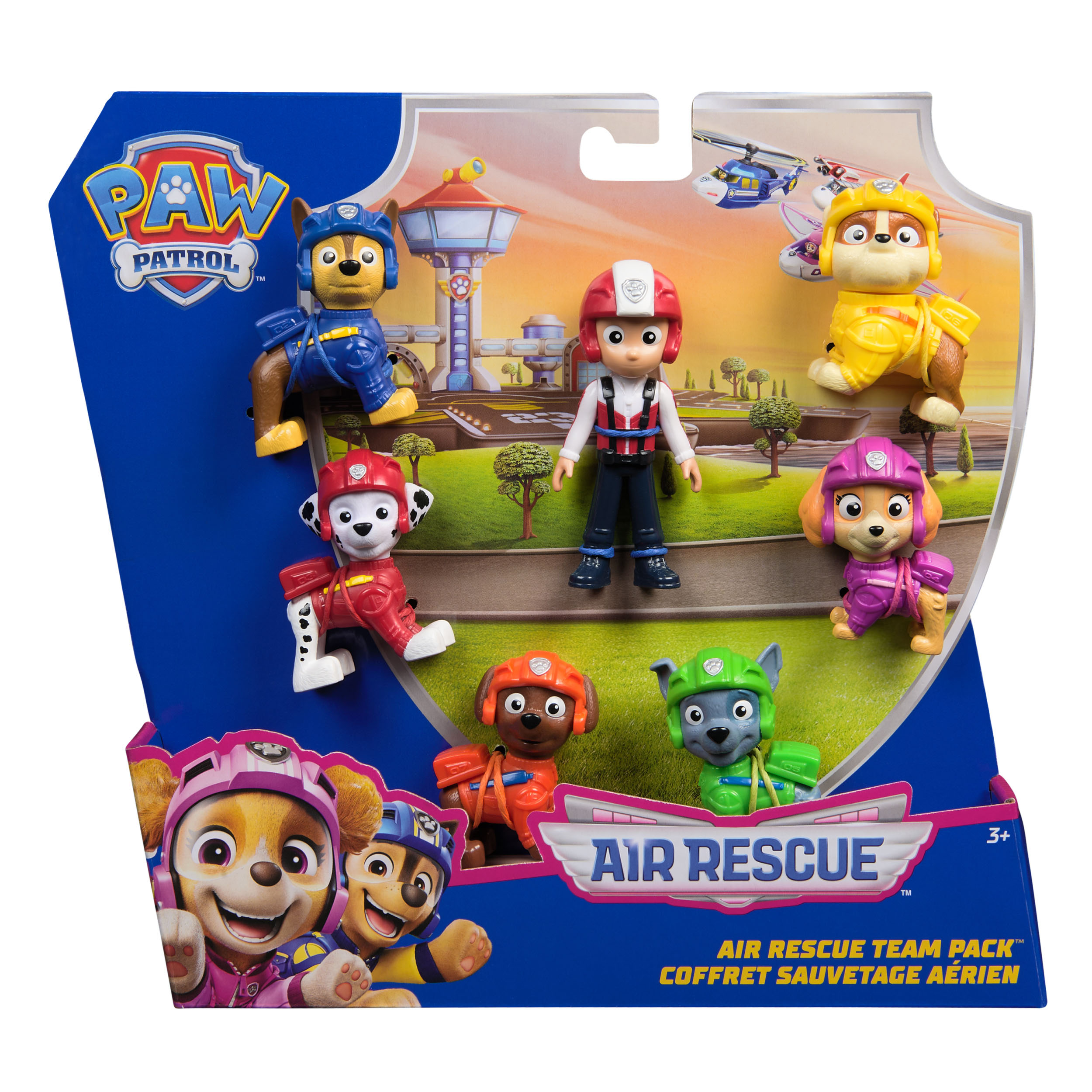 paw patrol pack figuras air rescue (spin master - 6071499)