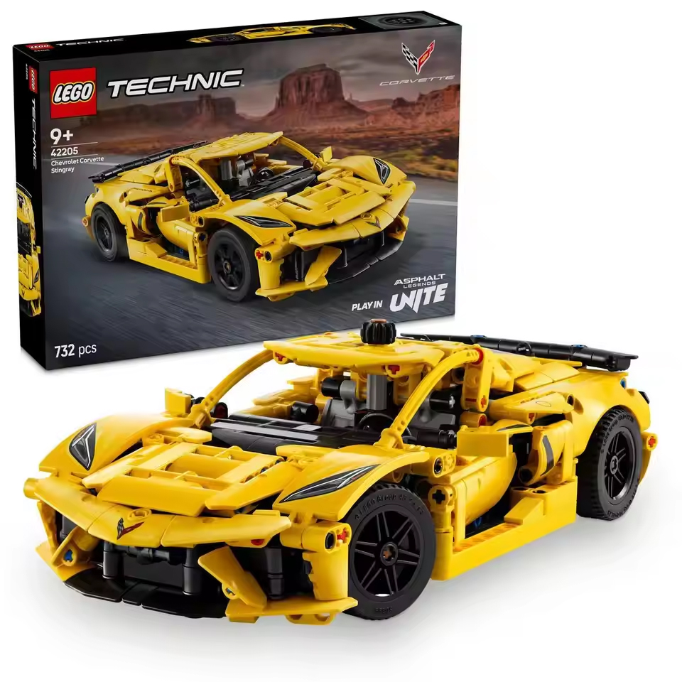 lego technic chevrolet corvette stingray (lego - 42205)