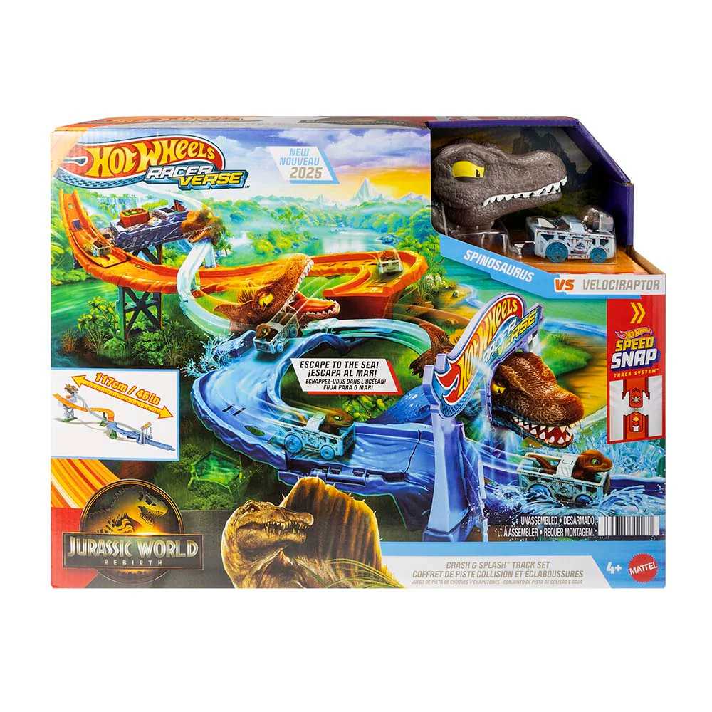 hot wheels racerverse jurassic world truckset (mattel - jfp32)