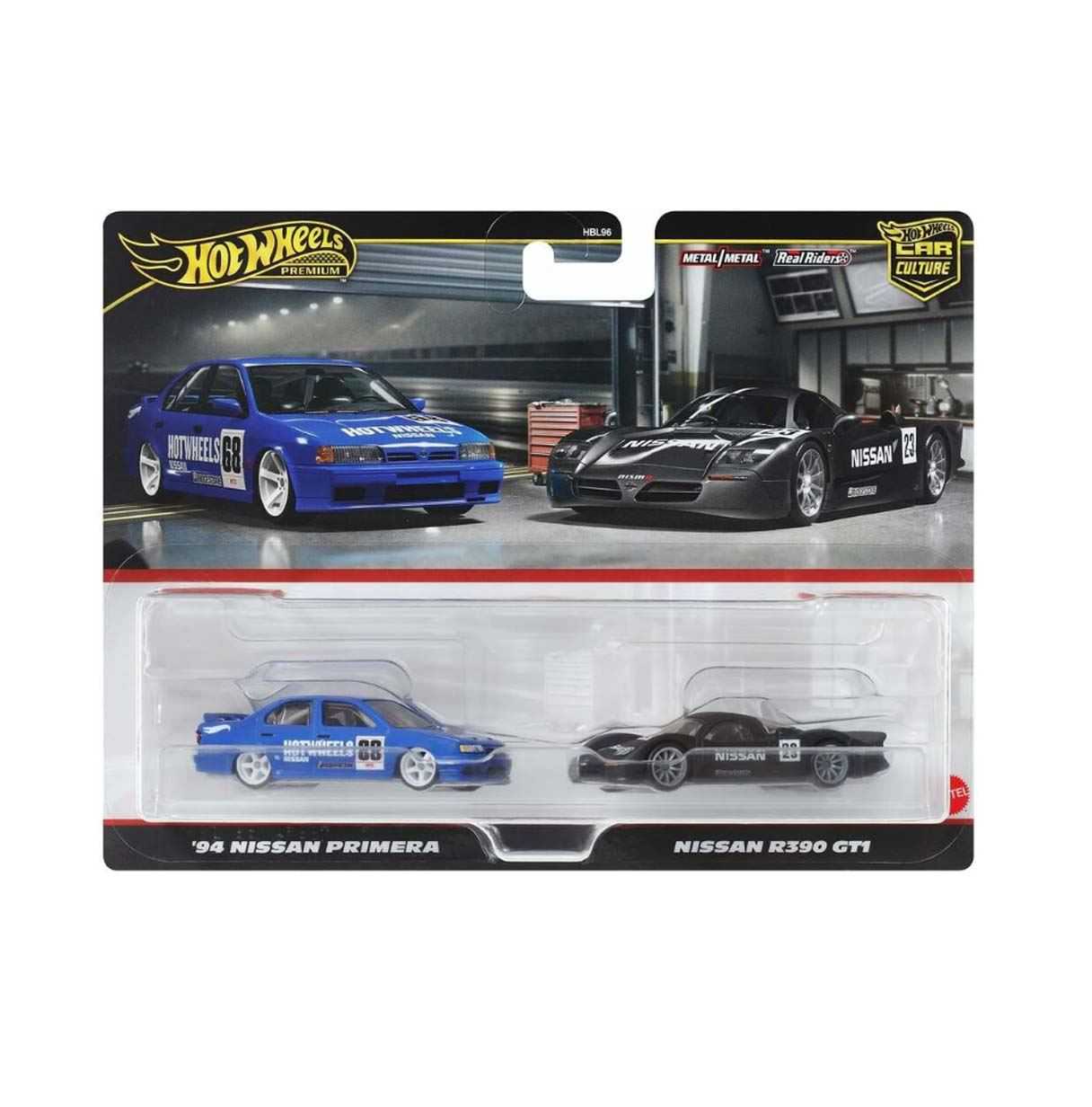 hot wheels pack 2 coches premium culture ( mattel - hbl96)