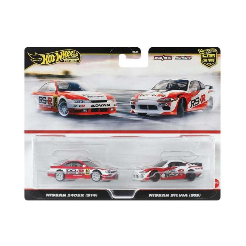 hot wheels pack 2 coches premium culture ( mattel - hbl96)