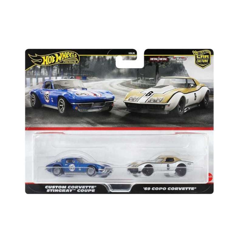 hot wheels pack 2 coches premium culture ( mattel - hbl96)