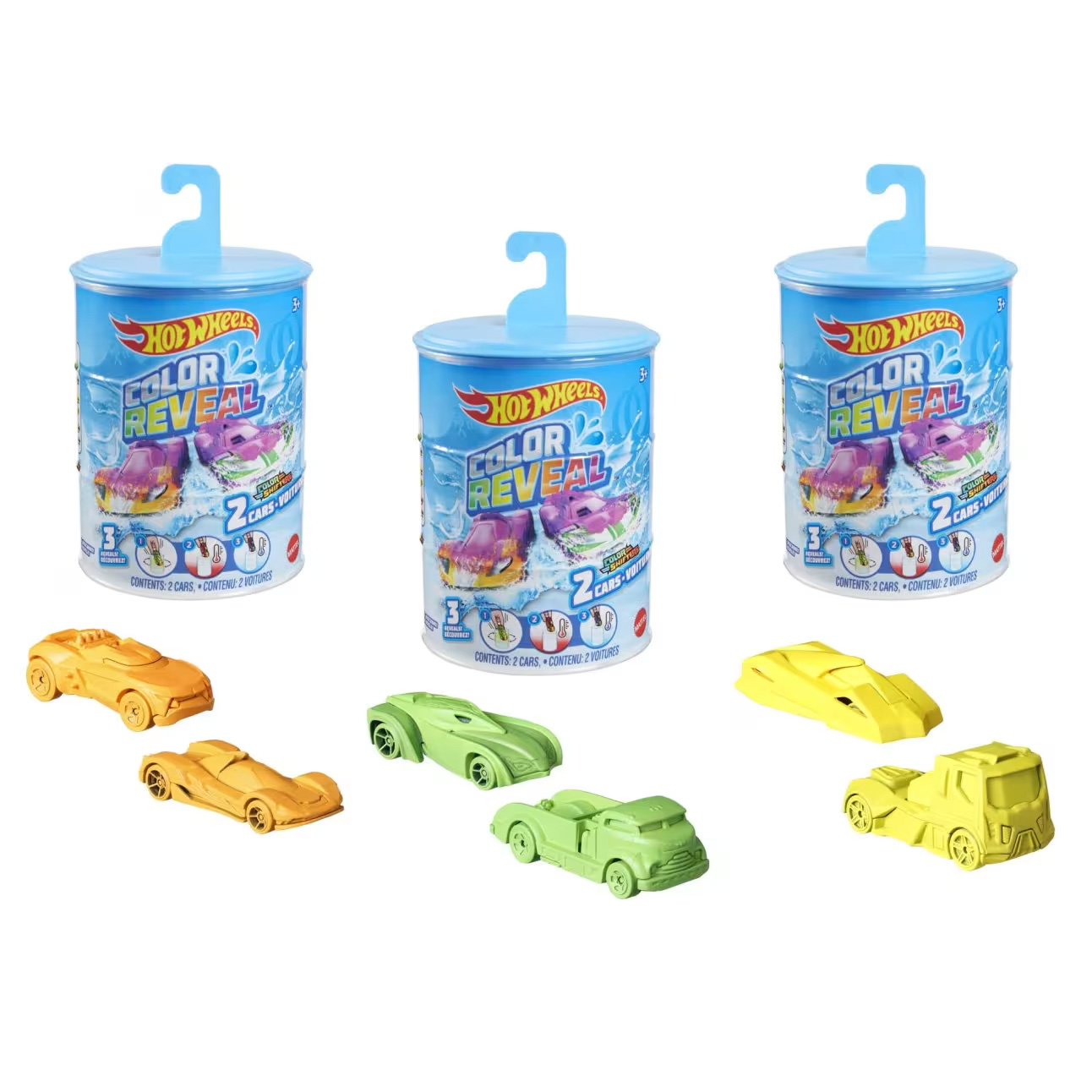 hot wheels vehiculos color reveal surtidos (mattel - hbn63)