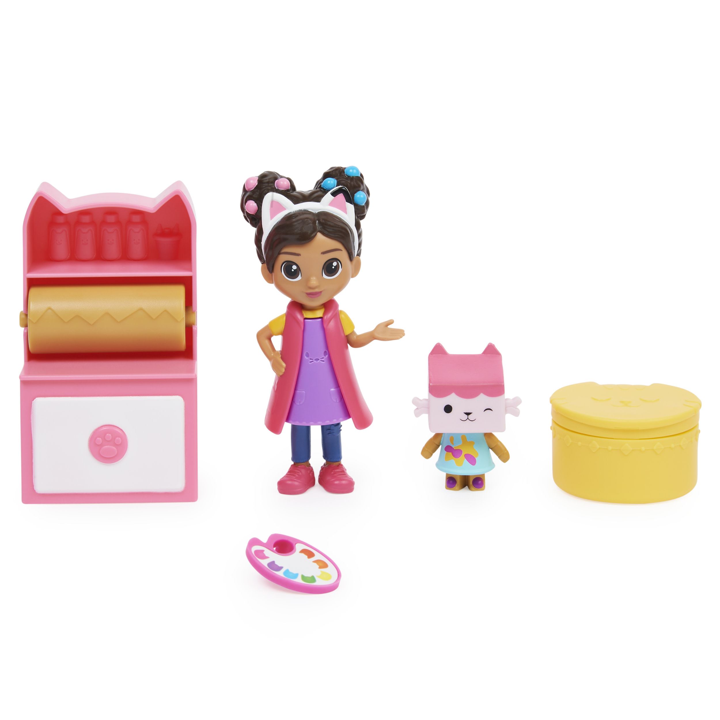 gabby dollhouse estudio arte de gabby (spin master - 6062025)