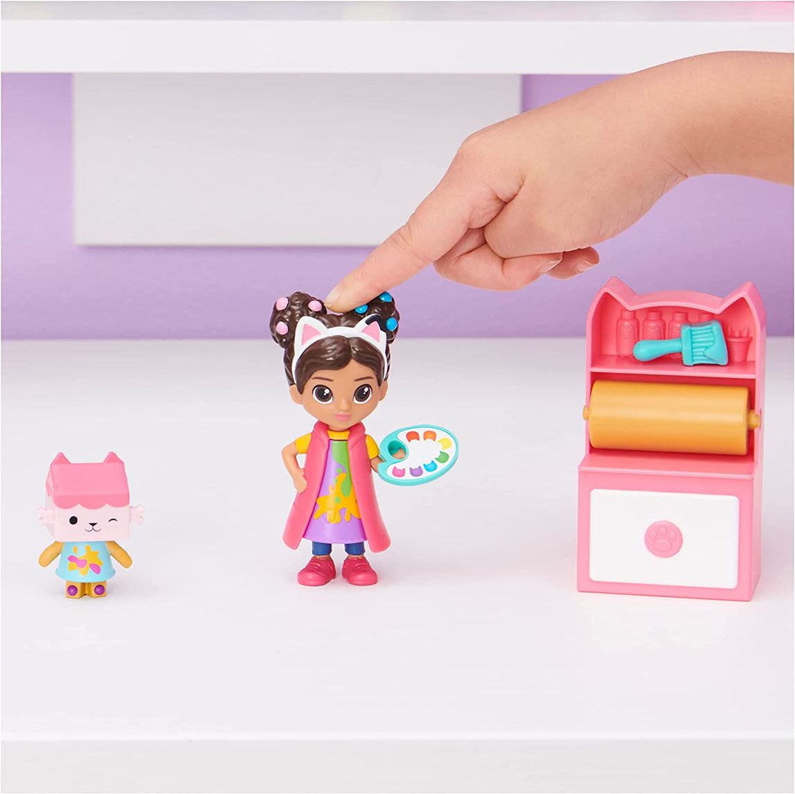 gabby dollhouse estudio arte de gabby (spin master - 6062025)