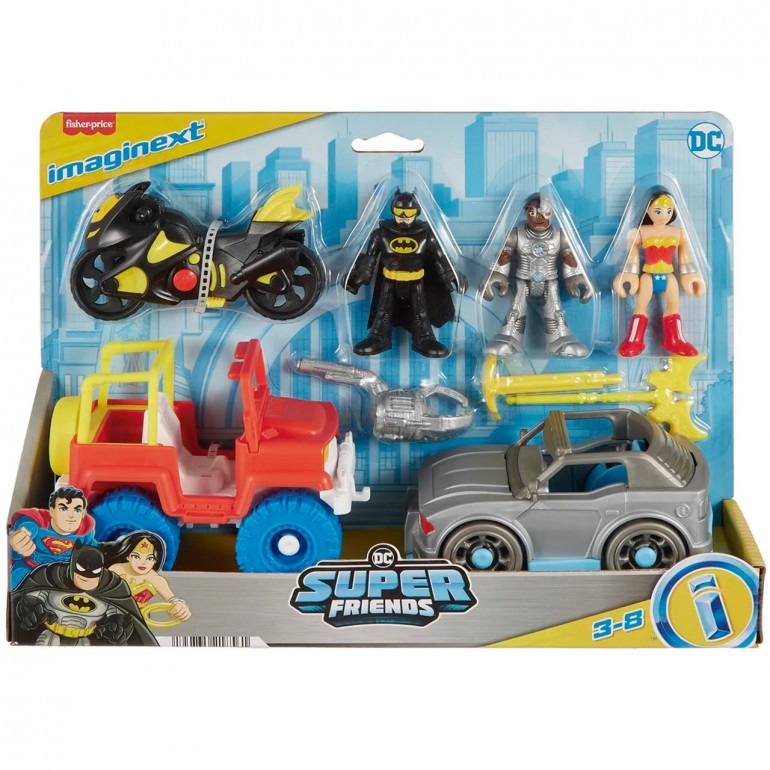 fisher imaginext dc figuras superheroes (mattel - hwp76)