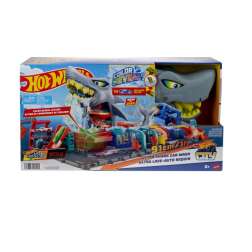 hot wheels city tÚnel de lavado tiburon (mattel - htn82)