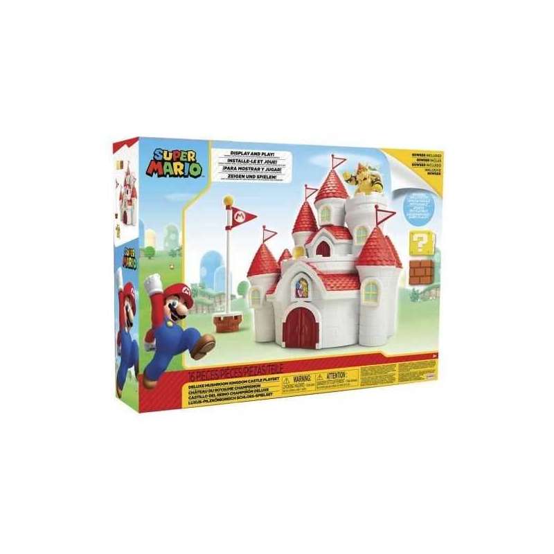 super mario playset castillo champiÑon (jakks pacific - 58541-4l)