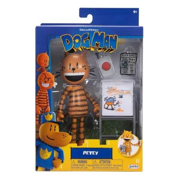 dogman figura articulada petey 13 cm (jakks pacific - 197382)