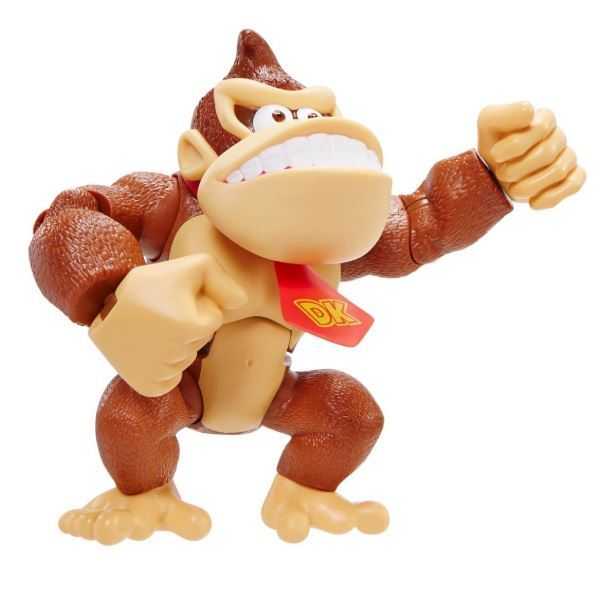 super mario figura 15 cm donkey kong (jakks pacific -  76198-4l