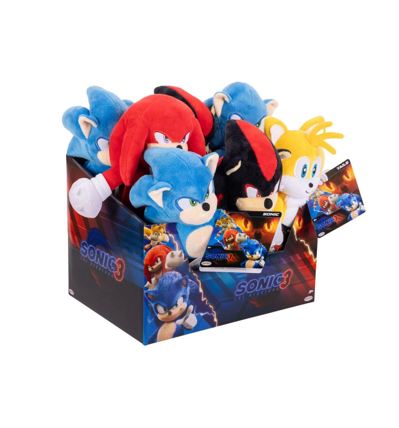 sonic 3 movie peluche sonic 23 cm (jakks pacific- 424674-pq-gen)