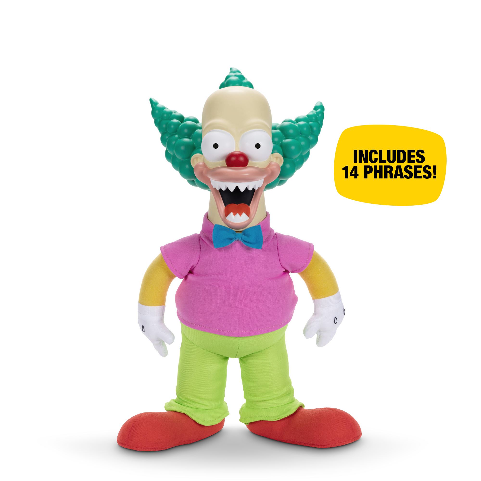 los simpsons peluche krusty funcion (jakks pacific - 175504)