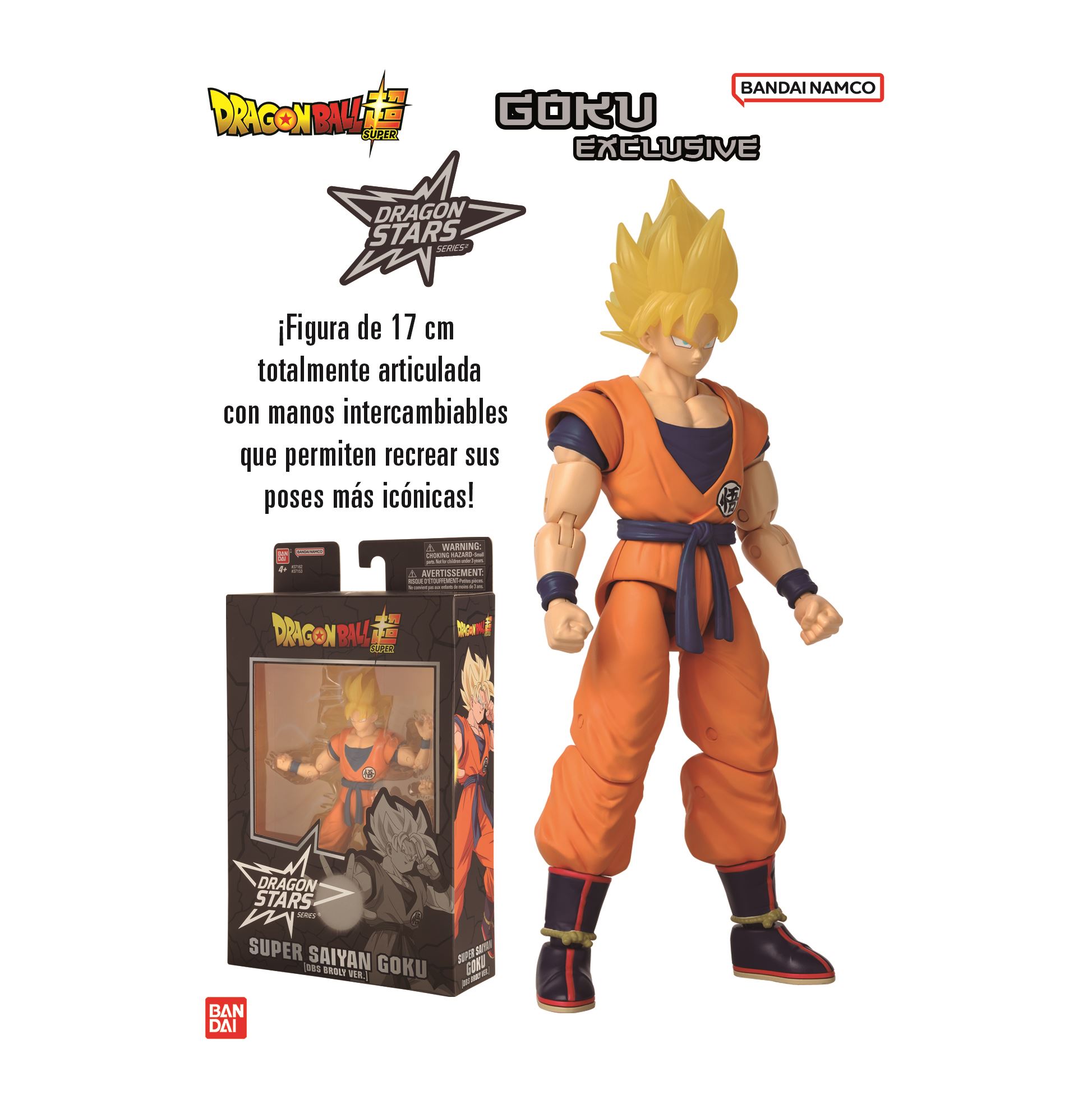 dragon ball figura stars goku exclusive (bandai - 37153) dragon ball figura stars goku exclusive (bandai - 37153)