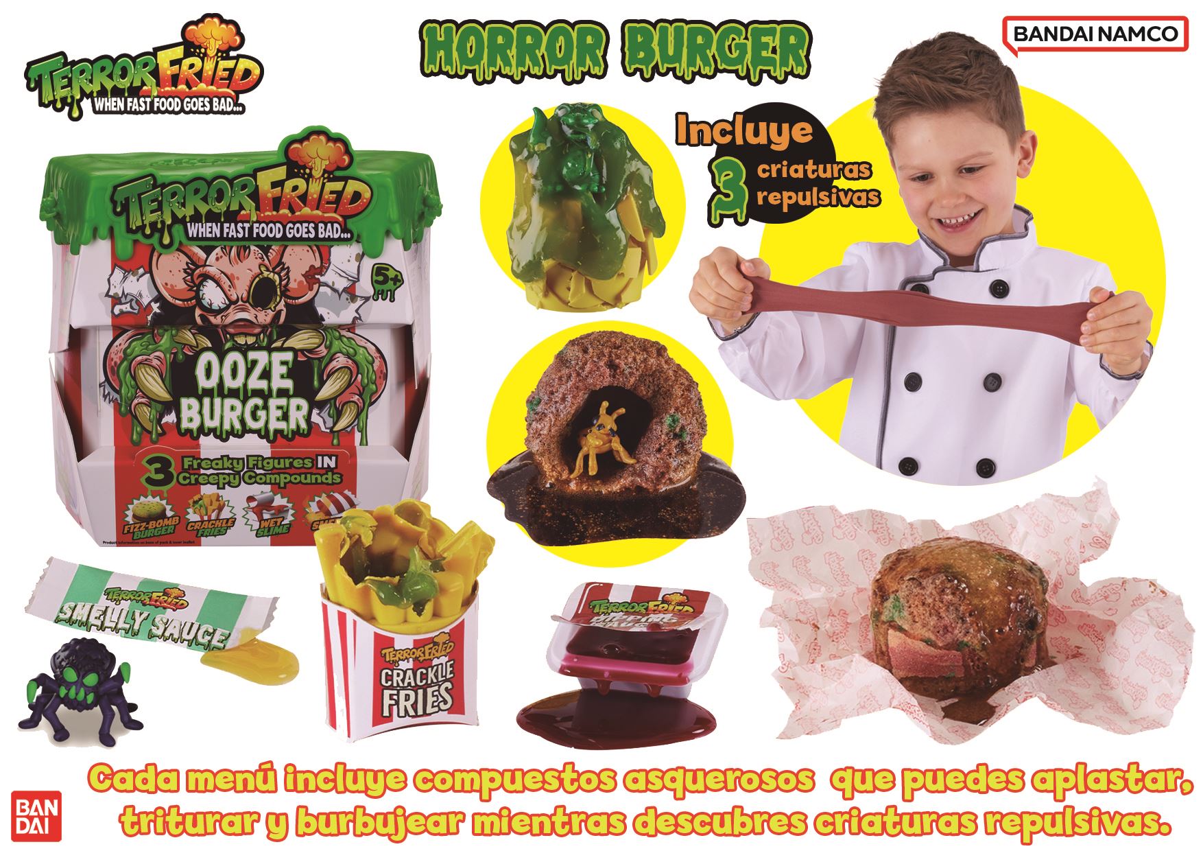 terror fried horror burger (bandai - co08092)