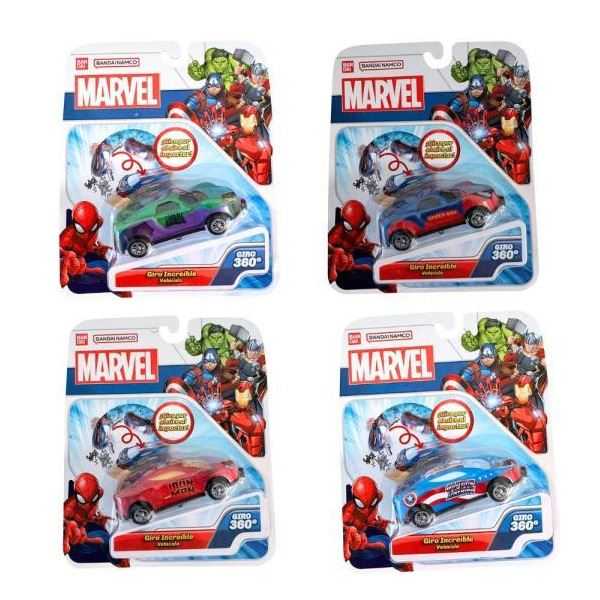 flip cars vehiculos marvel surtidos ( bandai - ar79200)