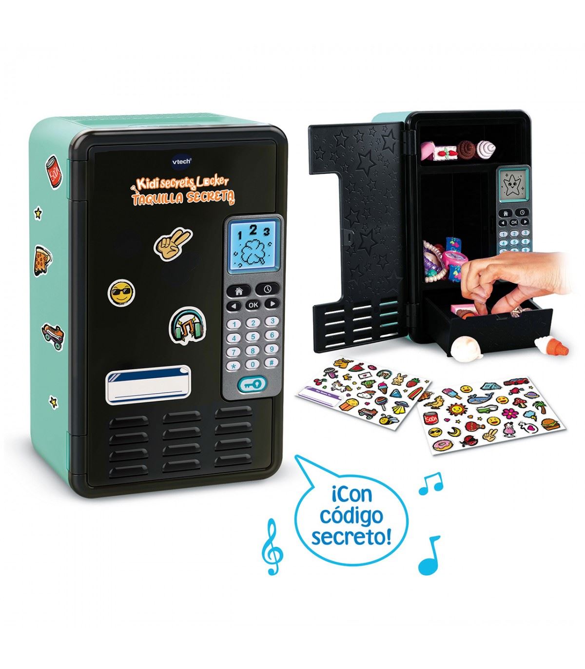 vtech kidisecrets taquilla secreta negra (vtech - 554122)