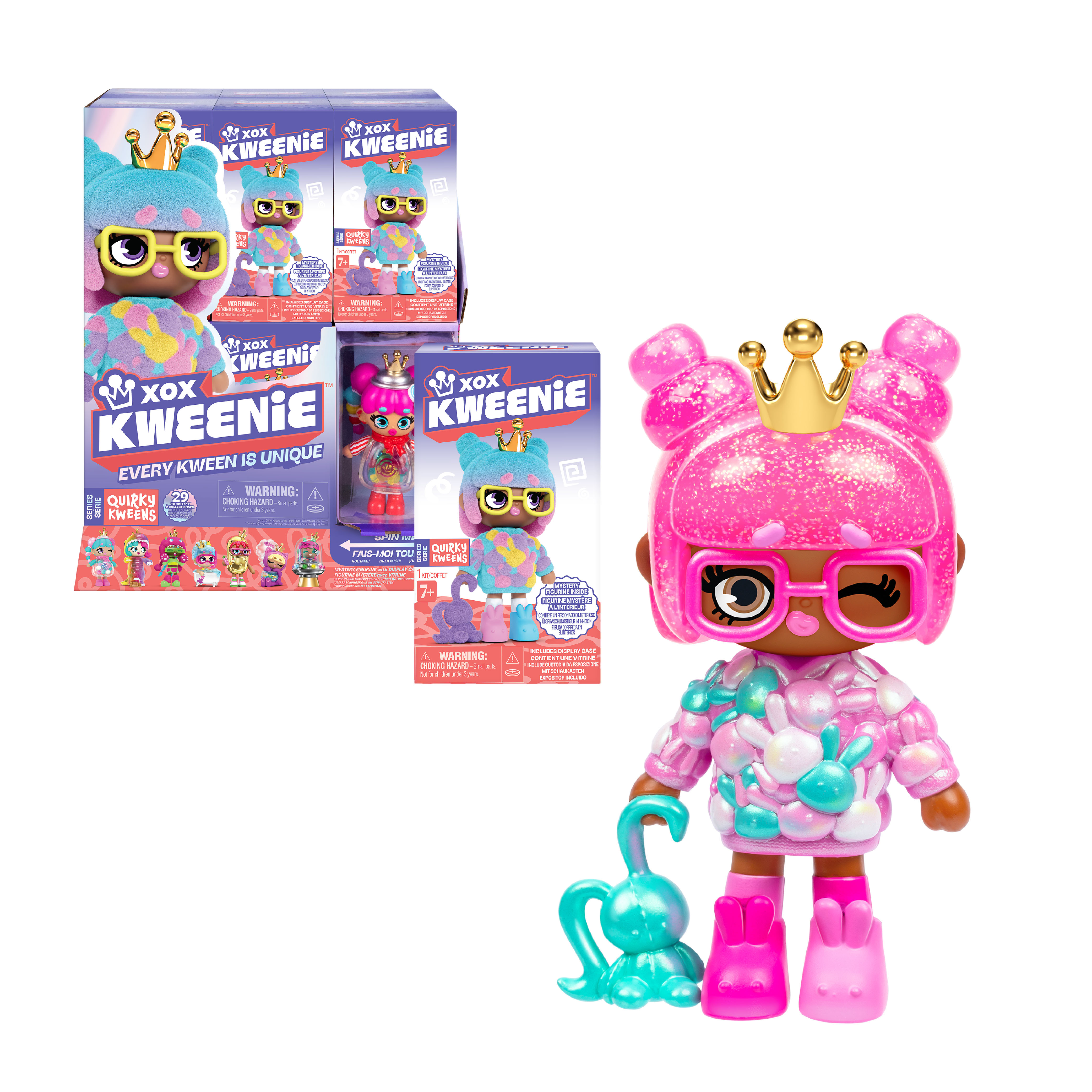 xox kweenie s1 quirky figuras coleccionables (famosa - kwe01000)