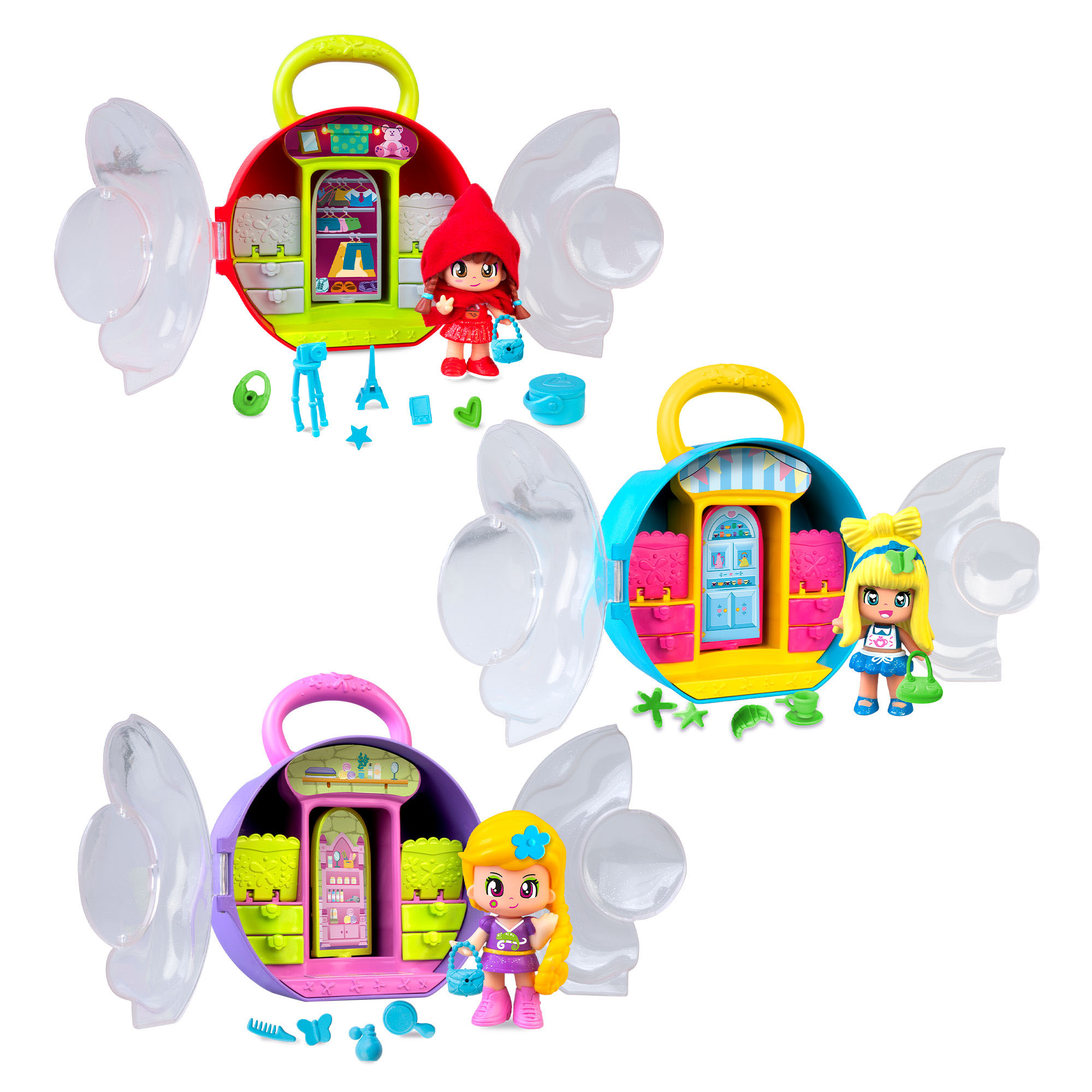 pinypon cuentos bolsito closet surtidos (famosa - pny82000)
