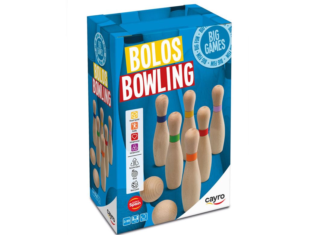 juego bolos madera (cayro - 148)