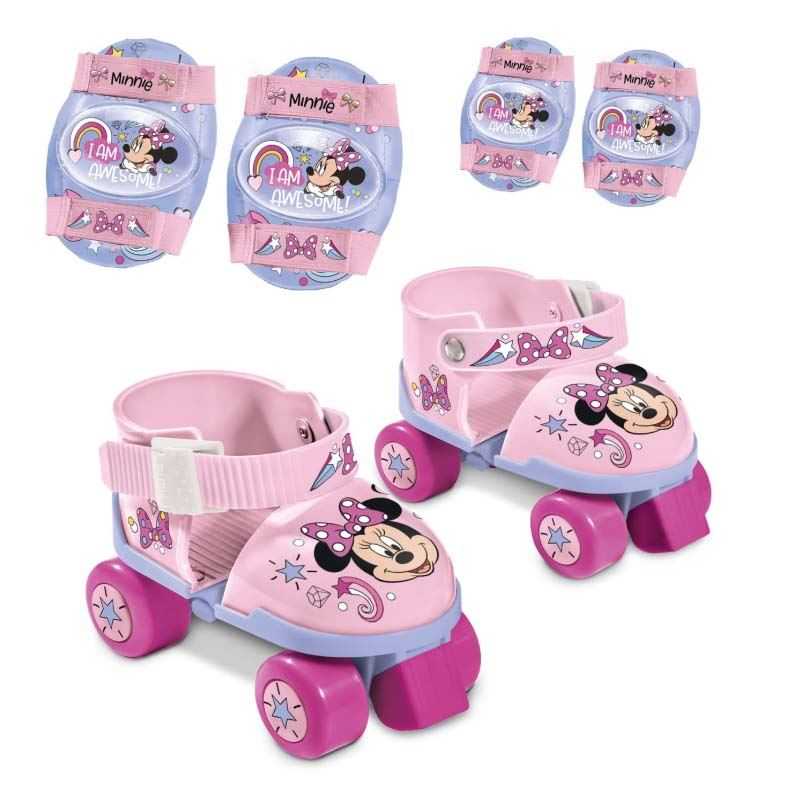 minnie set patines+protecciones ( unice toys - 28701)