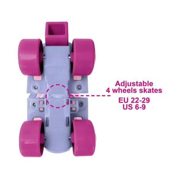 minnie set patines+protecciones ( unice toys - 28701)