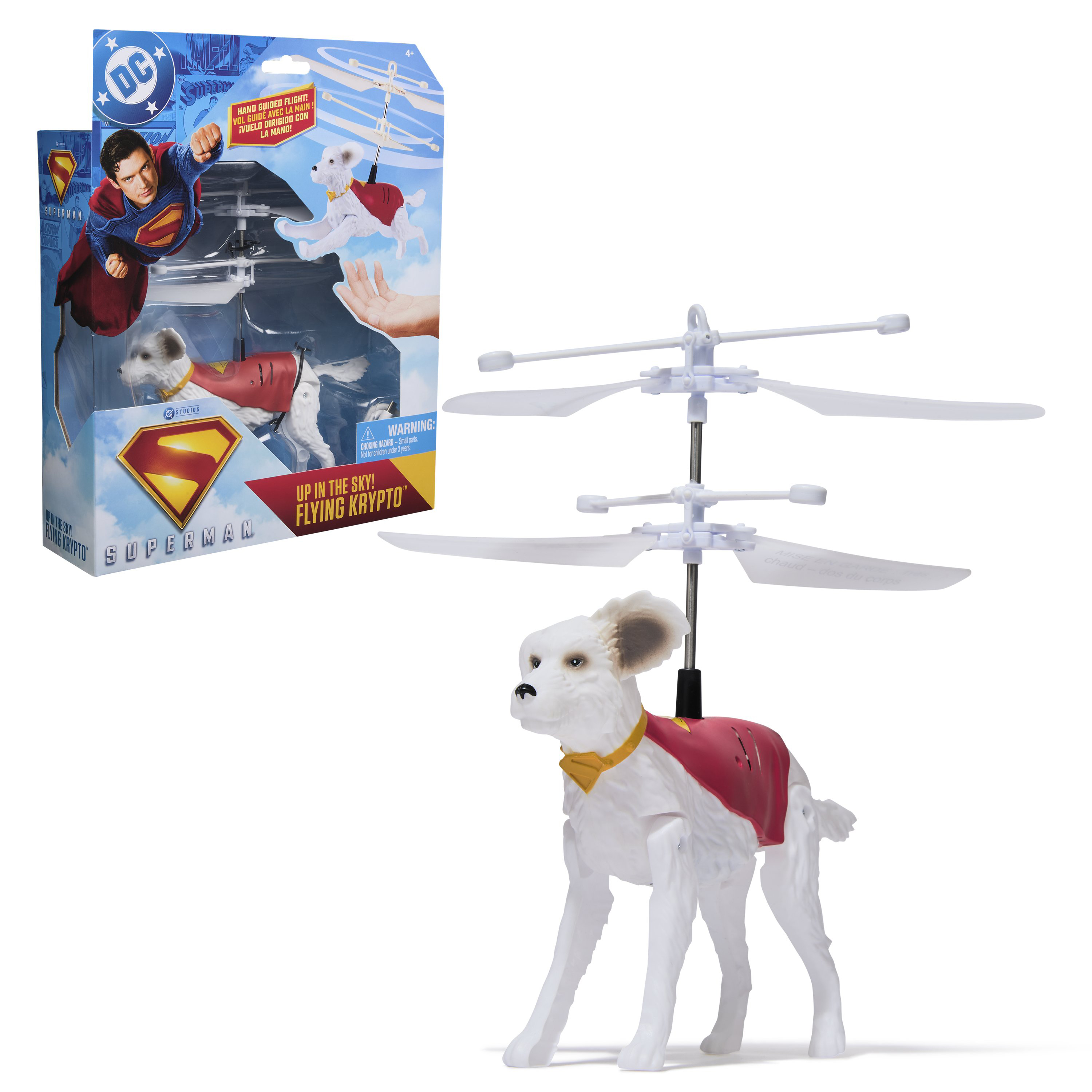 superman krypto el super perro volador (spin master - 6073191)