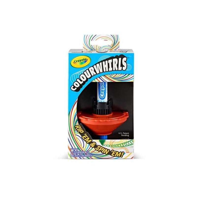crayola colourwhirls pinta peonzas surtidas (crayola - 74-7649)