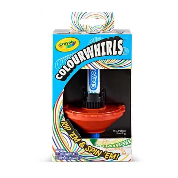crayola colourwhirls pinta peonzas surtidas (crayola - 74-7649)