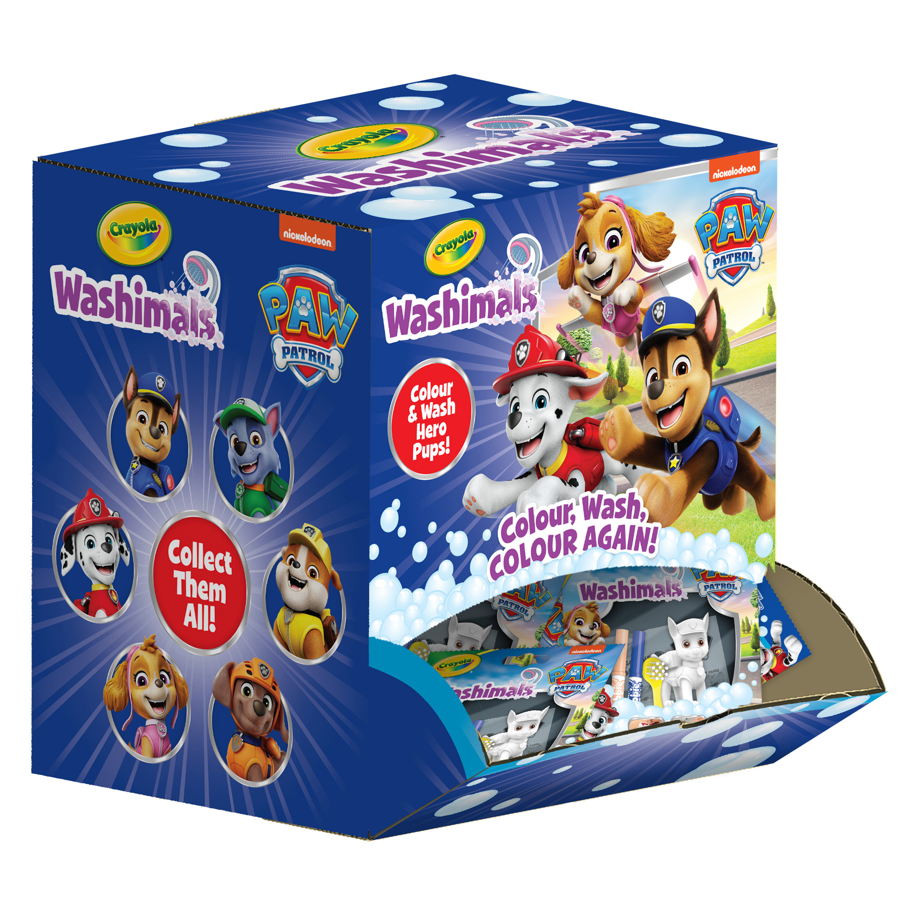 crayola washimals paw patrol sobre individual (crayola - 74-7305)