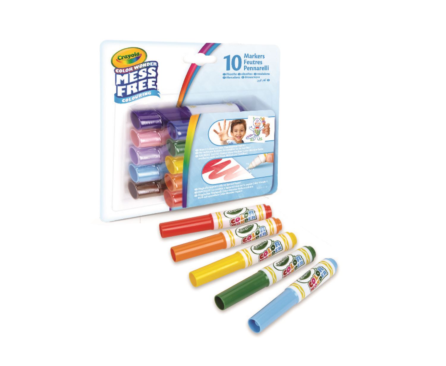 crayola color wonder set 10 rotuladores (crayola - 75-2570)