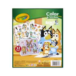 crayola libro colorear+stickers bluey (crayola - 04-2664)