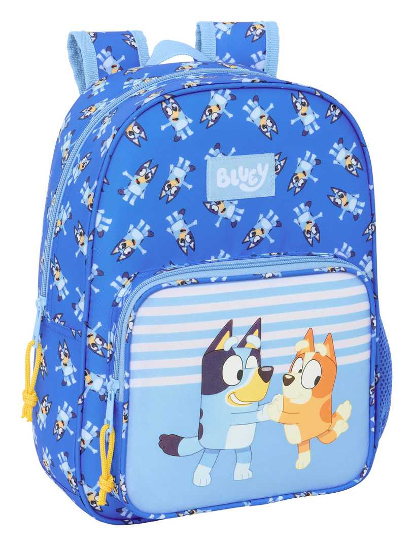 bluey lets play mochila infantil adaptable a carro (safta - 612534185)