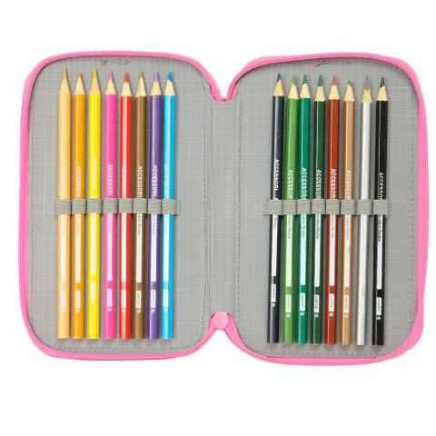 gabbys dollhouse plumier triple 37 piezas (safta - 412527857)