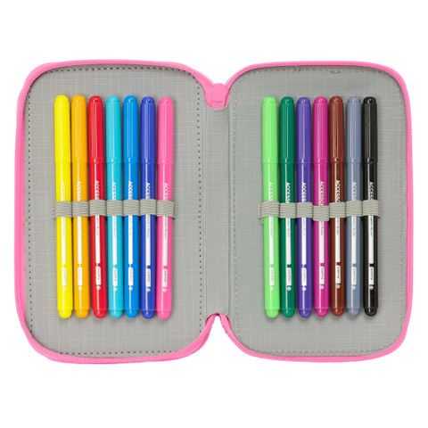 gabbys dollhouse plumier triple 37 piezas (safta - 412527857)