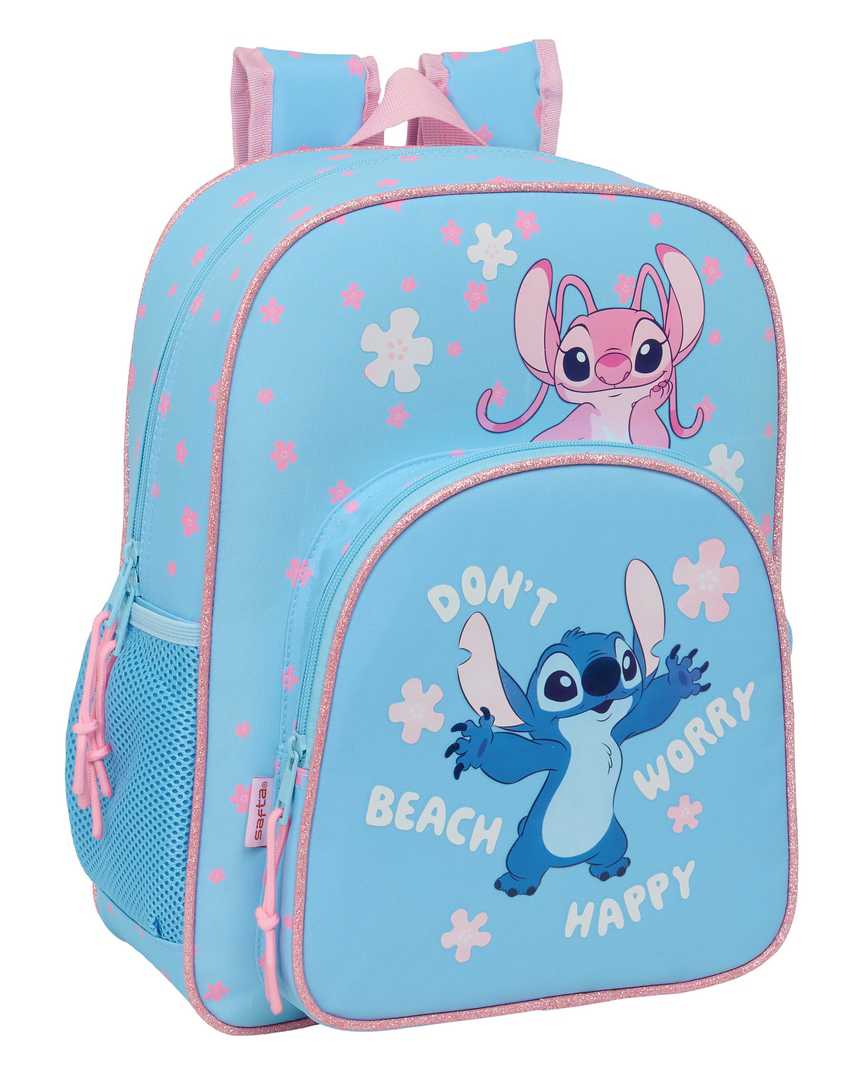 stitch happy mochila junior adaptable carro (safta - 612588640)