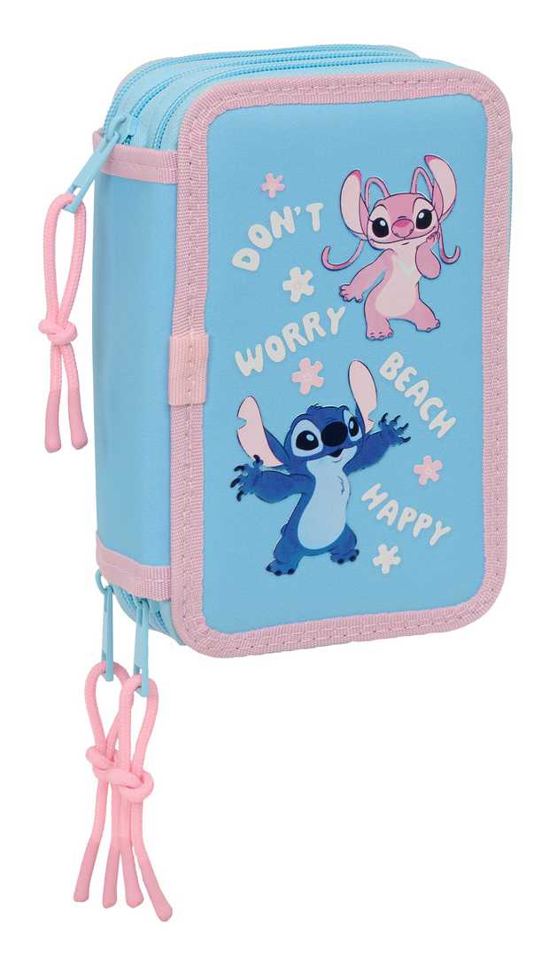 stitch happy plumier triple 37 piezas (safta - 412588857)