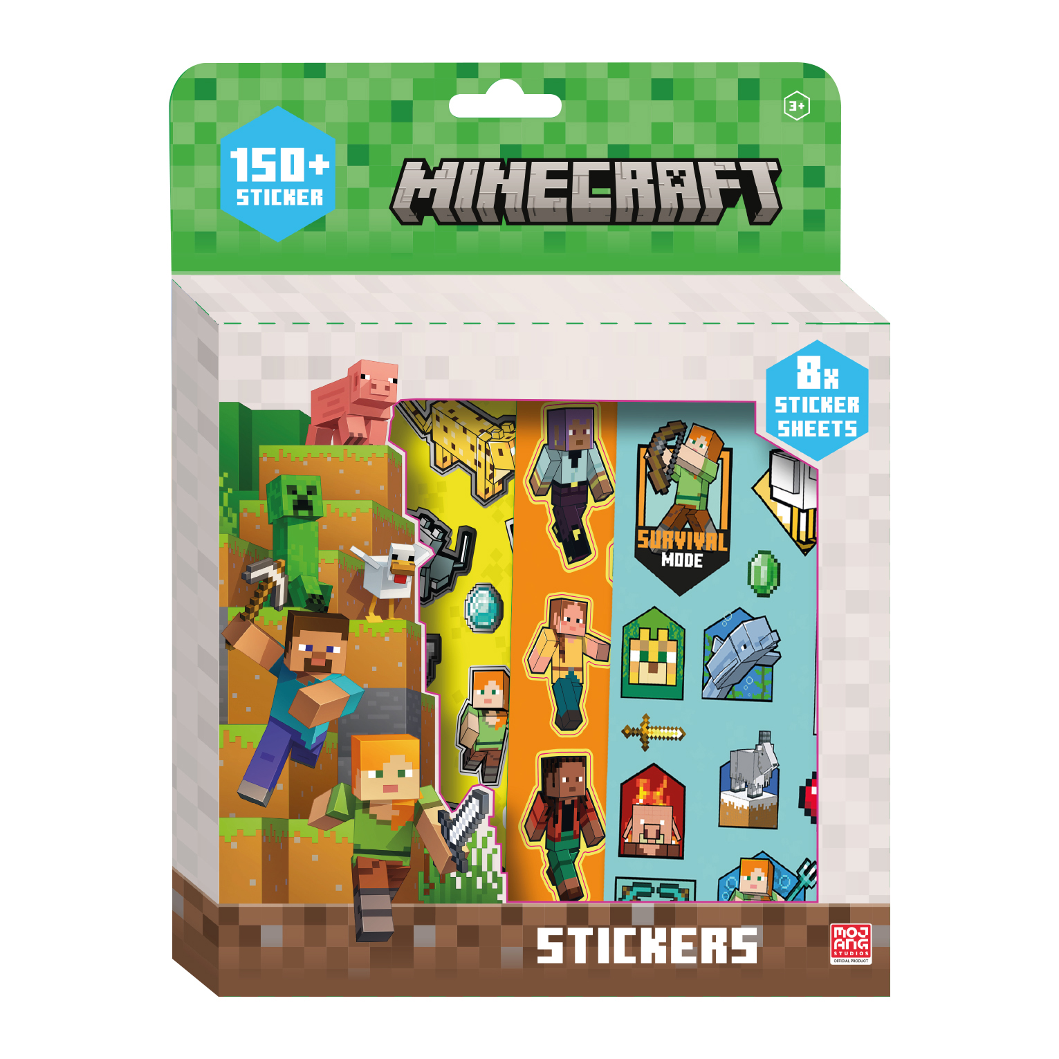 minecraft set pegatinas (new import - min04038)