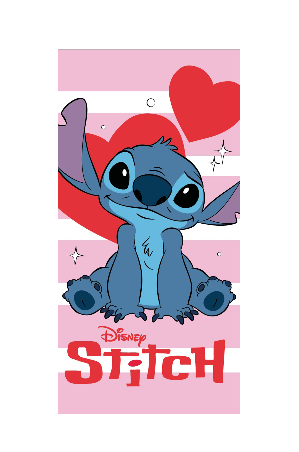 stitch toalla playa microfibra (new import - 103stitch-btm)