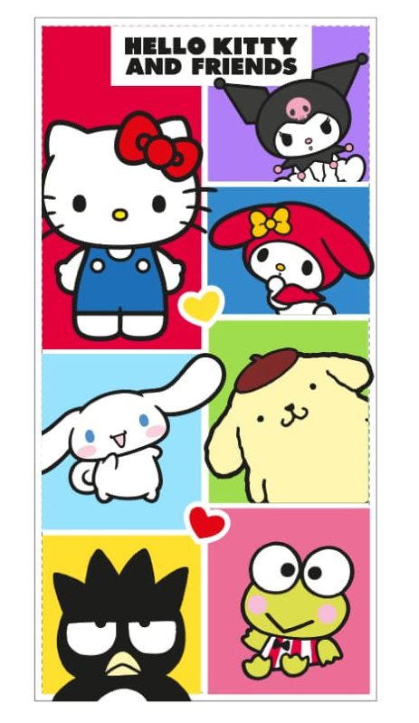 hello kitty my family toalla playa microfibra (new import - mkf5247001) hello kitty my family toalla playa microfibra (new import - mkf5247001)