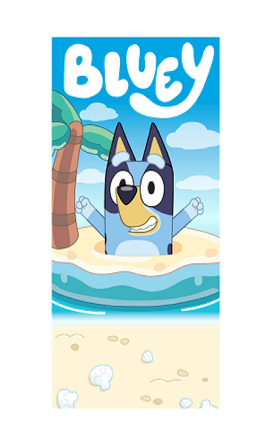 bluey toalla playa microfibra (new import - bl5247388)