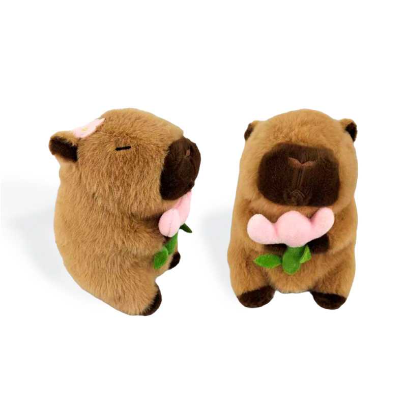 capybara flores peluche 20 cm ( safta - 56273)