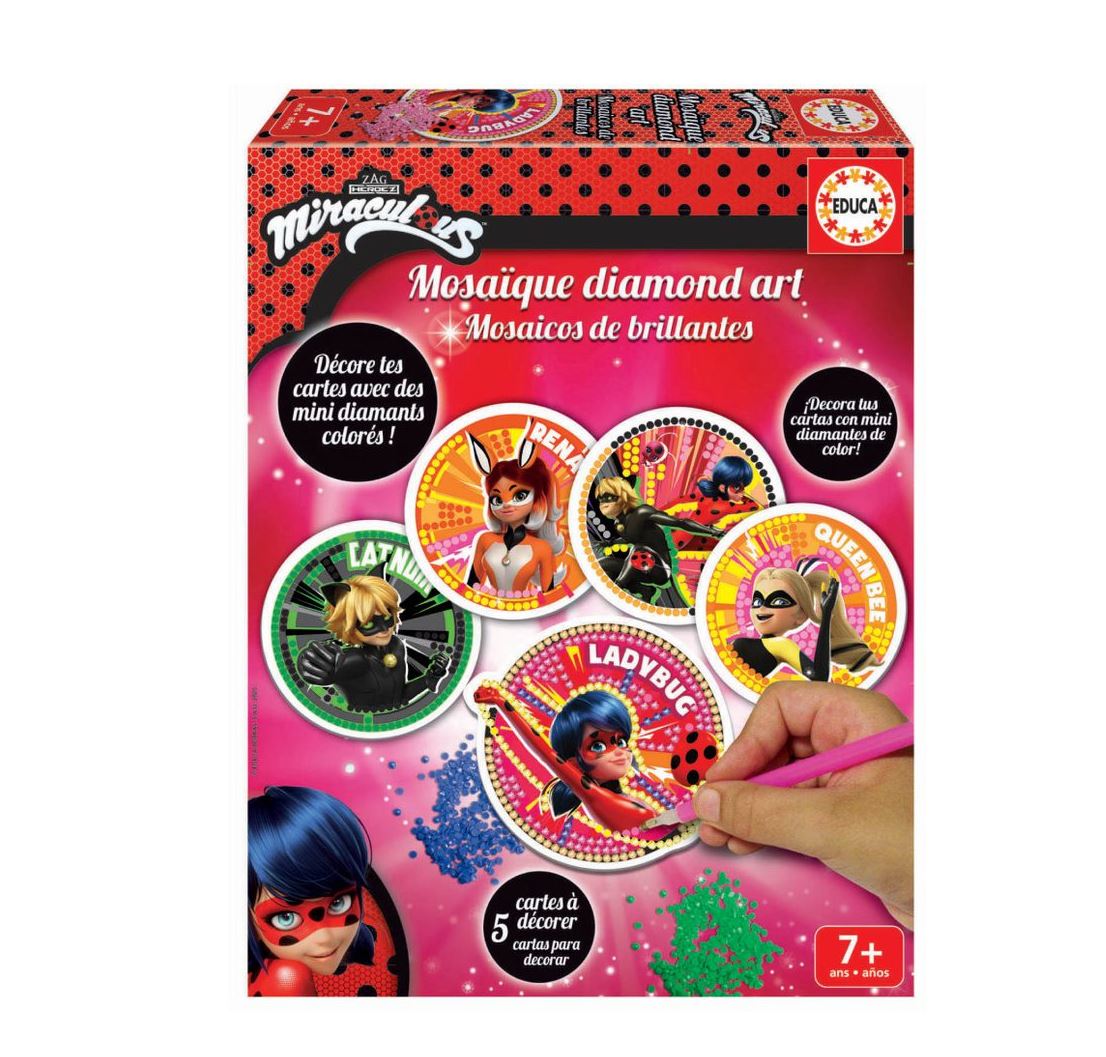 ladybug mosaico de brillantes (educa - 18927)