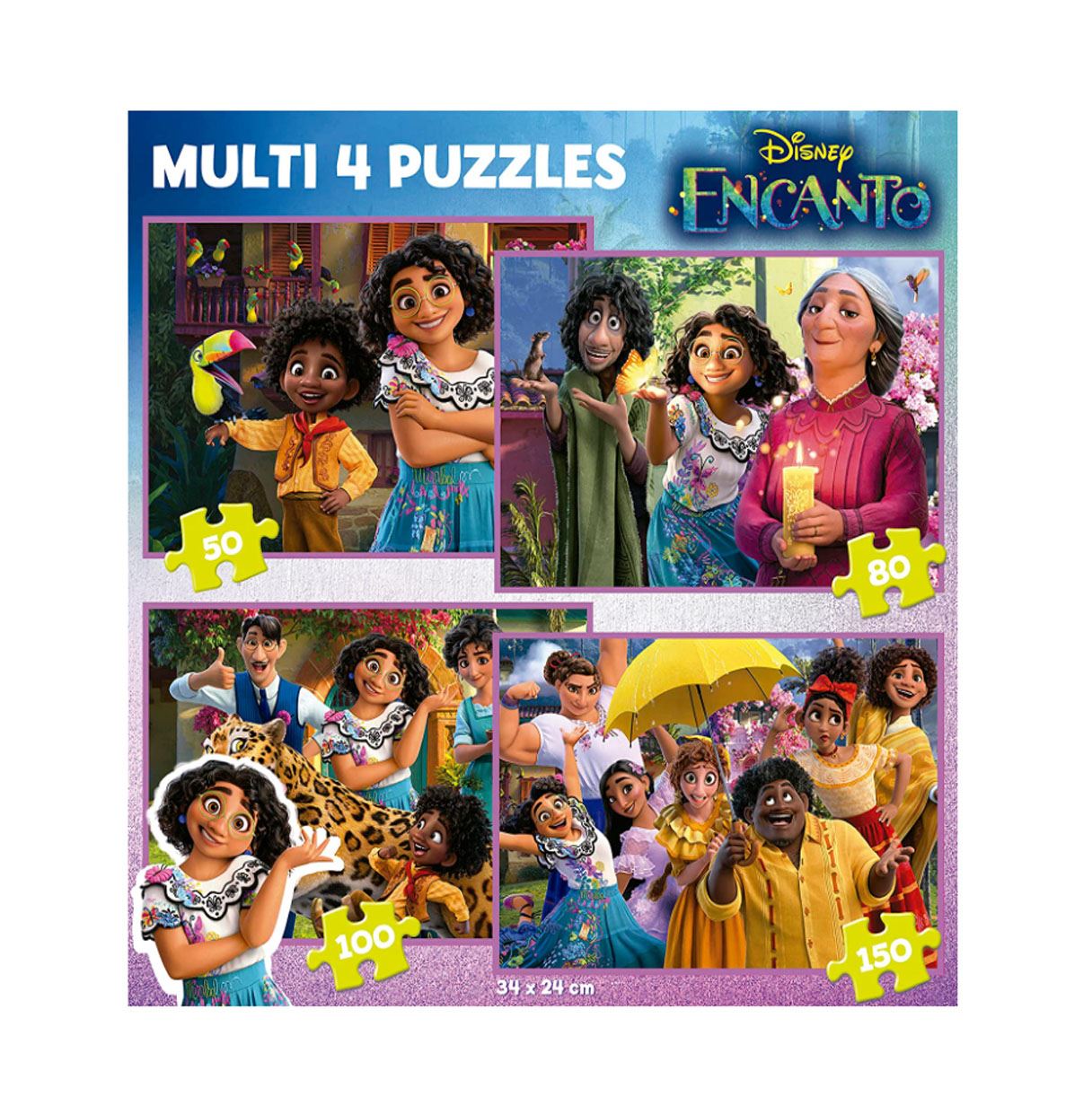 puzzle multi 4 encanto disney (19581)